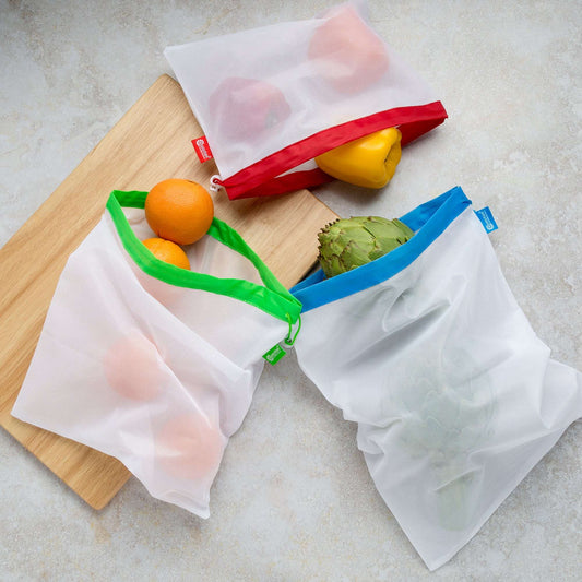 Reusable Produce Bag Set, 3 Piece - Ecolution