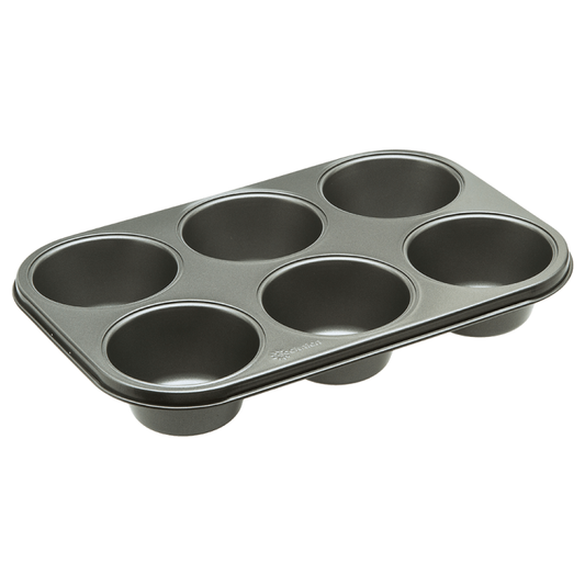 BakeIns Non-Stick Muffin Pan / Cupcake Pan, 6 Cup - Ecolution