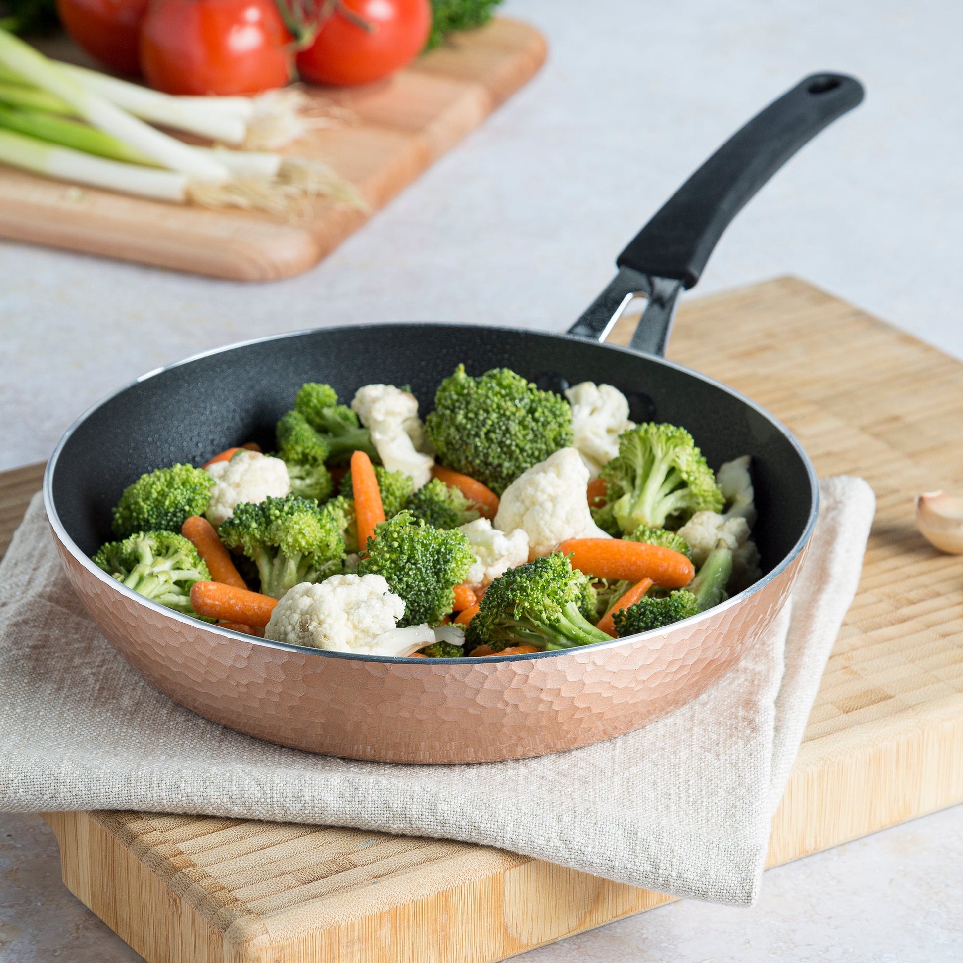 Impressions 10 Piece Hammered Cookware Set
