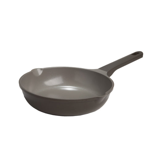 Aria 9.5" Cast Aluminum Fry Pan with Clean Ceramic™ Nonstick – Cream or Charcoal - Ecolution