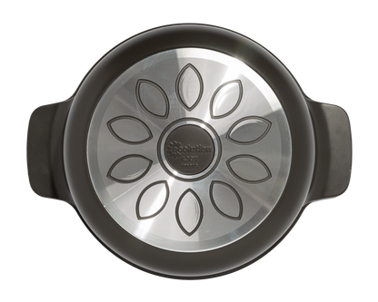 Aria Cast Aluminum Dutch Oven with Glass Lid – Charcoal or Cream - 4.3 Qt or 7 Qt - Ecolution